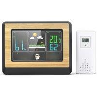EN8829 B Wireless Weather Forecast Station Color Screen Digital Thermometer Hygrometer Indoor Outdoor Temperature Humidity Meter