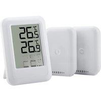 TS-FT0402 Wireless Digital Thermometer 2 Sensors In/Outdoor Smart Wine Cellar Kitchen Temperature Monitor Record -40C~60C