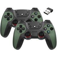 2Pcs Wireless Controller For PC Wireless Game Controller Hand Joystick For Television Computer Androids PC 2.4G Gamepad Remote