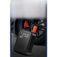 Portable Lithium Battery Model: Mini Air Pump 30-Second Fast Inflation, Built-in Battery, One-Key Operation for Cars, Bikes