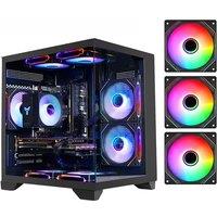 AOC CG391 PC Case MATX Gaming Desktop Case Supports 240 Water Cooling With 3 Pcs ARGB Fans Computer Case Sea View Room ??? ??