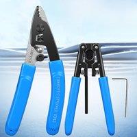 2PCS Fiber Optic Tool Kit VCFS-2/3 Two/Three-Port Fiber Optical Stripper and 3mm * 2mm Wire Stripper
