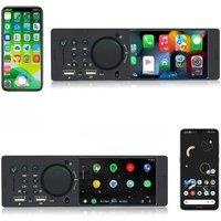 1 Din 4" CarPlay Car Radio Bluetooth Android-Auto MP5 Player Handfree A2DP USB Stereo Audio System Multimedia Head Unit