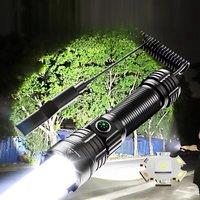 New Upgrade 30000LM Military Tactical Flashlight Long Range Tactical Lamp Powerful Led Flashlight