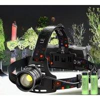 2025 USB Rechargeable Aluminum Alloy Headlamp Super Bright Front Head Lamp 3 Lighting Modes Zoomable