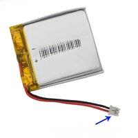 3.7V 300mAh Polymer Li Lithium Battery 303035 Lipo JST 2pin 1.25mm Connector For Sat Nav Mp4 Camera Smart Watch Driving Recorder