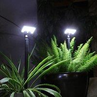 92 LEDs Solar Clip-on Lights, 360 Rotatable Waterproof Wall Lamp, 4 Lighting Modes Motion Sensor Lighting, for Garden Camping