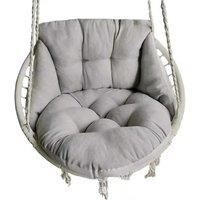 Hammock Chair Cushion, Hanging Basket Egg Chair Cushion Round Seat Thick Nest Back Pillow Suitable for Courtyard Garden