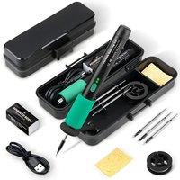 Portable USB Digital Soldering Iron Kit Set Adjustable Temperature 260-450? Intelligent Mini Solder