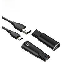 LISI 4.3V Type-C Shaver Adapter Charging Converter for Philips One Blade QP2520 QP2620 QP2515 QP2510 Hybrid Electric Shaver