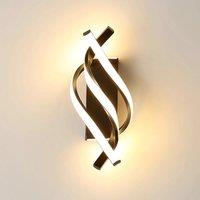 Interior LED Wall Light, 22W 2500LM Nero Minimalist Bianco Caldo 3500K Wall Lamps, Wall Lighting for