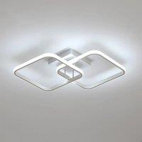 Acrylic Square Ceiling Light,LED Chandeliers,42W Modern Ceiling Lamp for Kitchen Dining Room Living Room Studio Office,6500K