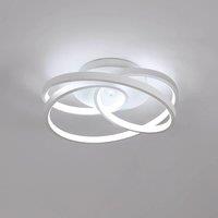 Modern Ceiling Lamp,40W LED Ceiling Light Ring Design, 6500K Cool White LED Ceiling Light for Living Room, Bedroom