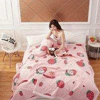 2022 Summer Cotton Quilts Thin Air-conditioning Comforter Soft Breathable Office Nap Blanket Quilted Bed Covers and Bedspreads