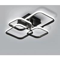 Modern LED Ceiling Light,60W 4500LM LED Ceiling Lamp 4 Squares,Cool White Light 6000K Aluminum Ceiling Light for Bedroom