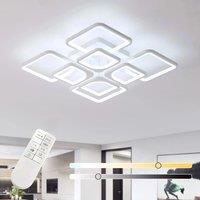 8 Heads Dimmable LED Ceiling Lamp Square Modern Ceiling Light Bedroom Kitchen Light Chandelier Light For Children's Room