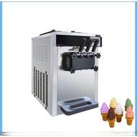 Desktop Soft Ice Cream Machine 3 Flavors Stainless Steel Frozen Yogurt Vending Machine