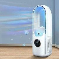 Bladeless Fan 6 Speed Desktop Fanless Blade Cooler Cooling Fan for Office Portable Silent Fans Humidifier Air Conditioner