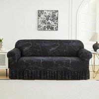 1 PC Prints Sofa Cover with Skirt Full Coverage Elastic Sofa Cover decorate the Sofa in the living
