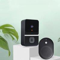 Wireless Doorbell WiFi Outdoor HD Camera Security Door Bell Night Vision Video Intercom Voice Change