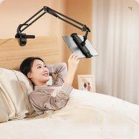 Tablet Stand Rotatable Phone Stand Long Arm Metal 360 Adjustable Holder for IPad Pro Mini Air
