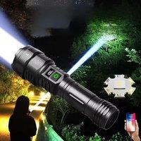 Super Bright High Power Laser Flashlight 5500M Long Distance Zoom Hand Light Tactical Torch Outdoor
