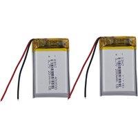 2pcs 3.7v 0.74Wh 200mah Li-polymer Li Lithium Battery 402030 Li-ion Cell For GPS Mp4 Bluetooth Speaker Headphones Headset Pen