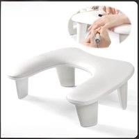 U-shaped Nail Art Hand Pillow Arm Rest Portable Removable Stand Tilt Design Manicure Stand Hand Pillow PU Material Hand Pillow
