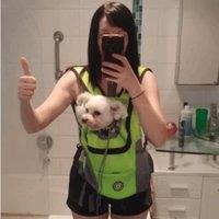 Dog Backpack New Double Shoulder Portable Travel Backpack Outdoor Pet Dog Carrier Bag Pet Dog Front