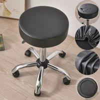 2025 Waterproof Round Stool Cover Pu Leather Elastic Bar Stool Covers All Inclusive Rotating Chair