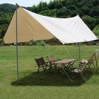 Waterproof Tarp Garden Canopy Sunshade, Outdoor Camping Hammock Beach Sun Shelter