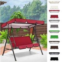 Garden Swing Seat Replacement Canopy Waterproof Swing Top Cover Sun Shade Awning Cover for Outdoor