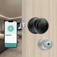 CDOK Q6 Tuya Bluetooth smart ball lock, can add gateway remote unlocking, apartment bedroom door lock