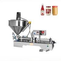 100-5000 Pneumatic Cosmetics Tomato Salad Sauce Filling Machine Stainless Steel Paste Liquid Filling Machine
