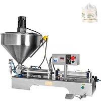Double Ended Chili Oil, Edible Oil, Honey Packaging Machine, Pneumatic Heating, Stirring, Liquid Dual Purpose Filling Machine