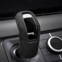 Alcantara Suede Gear Shift Knob Cover Lever Stick Head Handle Protector Car Accessories Trim For Land Rover Defender 2020-2025