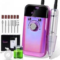 45000RPM Electric Nail Drill Machine Professional Nail Drills for Gel Nails Polish Rechargeable