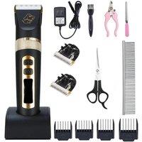 BaoRun P9 P2 Professional Pet Shaver Cats Dogs Hair Cutter Trimmer Dog Grooming Kit Rechargeable Electrical Animal Pet Clippers