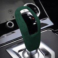Alcantara Suede Interior Gear Shift Knob Cover Lever Trim For Land Rover Range Rover Sport Discovery Sport Range Rover Evoque