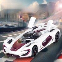 Cool track sports car alloy model, cool decorations of car center console, high-end fun ornaments, exquisite alloy model