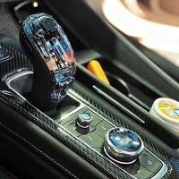 Car Crystal Parts Gear Shift Knob Cover Lever Replacement Stick Head Accessories Protector Trim For
