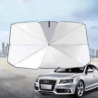 Car Sunshade Windshield Window Umbrella Foldable Sun Shade Front Cover Block Heat Portable Protector Parasol Auto Model Shades