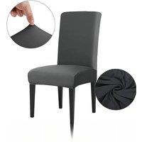 4PC Elastic Stretch Dining Chair Cover Non Slip Seat Slipcovers for Living Room Kitchen Restaurant