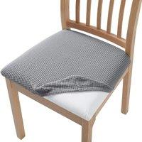 Chair cover universal all year round solid color minimalist new thickened chair cushion cover