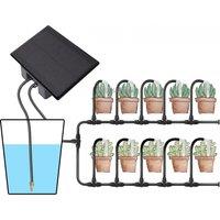 Tuya WIFI Solar Power Timer Pump Automatic Drip Irrigation Kit Garden Mobile Phone Remote Control