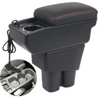 Car Honda City Armrest box central content store case console storage elbow support rest arm