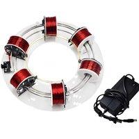 Electromagnetic Ring Cyclotron Science Experiment Novelty High-tech Toys Physics Homemade Electromagnetic Teaching Aids Models
