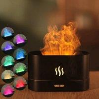 Kinscoter Aroma Diffuser Air Humidifier Ultrasonic Cool Mist Maker Fogger Led Essential Oil Flame