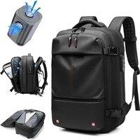 Travel Men 17 Inch Laptop Backpack Vacuum Compression Backpack Business Large Capacity School