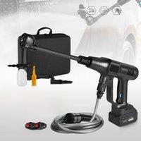 High-Pressure Water Gun Electric Cleaning Machine Pistolet Nettoyeur Haute Pression Cordless PressureWasher무선 고압세척기 고압세척기 고압 세차건